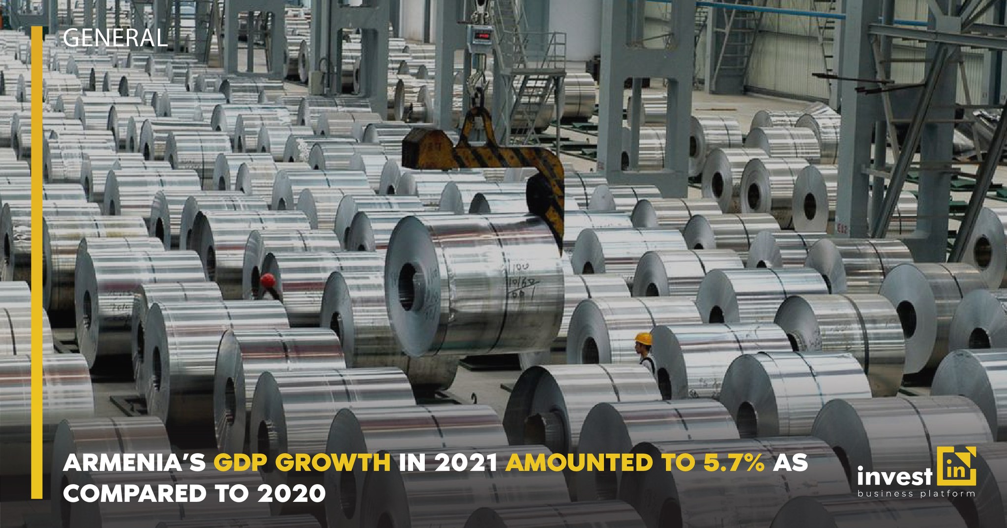 Armenia’s GDP growth in 2021 compared to 2020 was 5.7